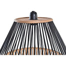 Deckenlampe DKD Home Decor Schwarz Braun 220 V 50 W (43 x 43 x 53 cm)