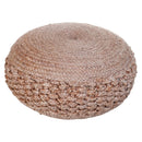 Kissen DKD Home Decor Boden Braun Tropical Jute (40 x 40 x 10 cm)