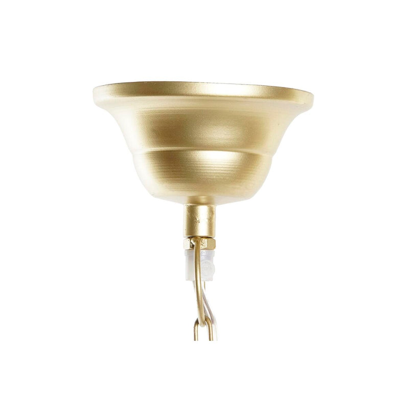 Deckenlampe DKD Home Decor Kristall Golden Durchsichtig Messing 50 W (25 x 25 x 25	 cm)