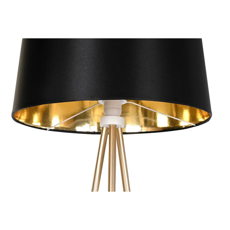 Stehlampe DKD Home Decor Schwarz Golden Metall Polyester 220 V 50 W (41 x 41 x 162 cm)