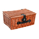 Korb DKD Home Decor Picnic natürlich Rot korb (48 x 28 x 18 cm)