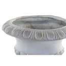 Blumentopf DKD Home Decor Fiberglas Grau (49,5 x 49,5 x 39,5 cm)