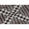 Teppich DKD Home Decor Beige Braun Weiß Polypropylen (150 x 150 x 1 cm) (2 Stück)