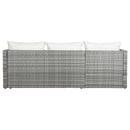 Gartenbank DKD Home Decor Synthetischer Rattan (195 x 130 x 62 cm)