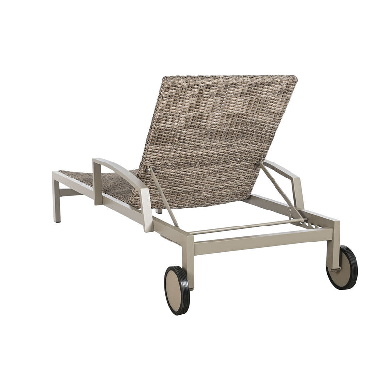 Solseng DKD Home Decor Beige Braun Synthetischer Rattan Aluminium (195 x 78 x 30 cm)