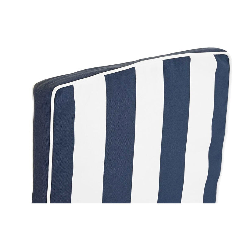 Kissen DKD Home Decor Streifen Weiß Marineblau (42 x 4 x 115 cm)