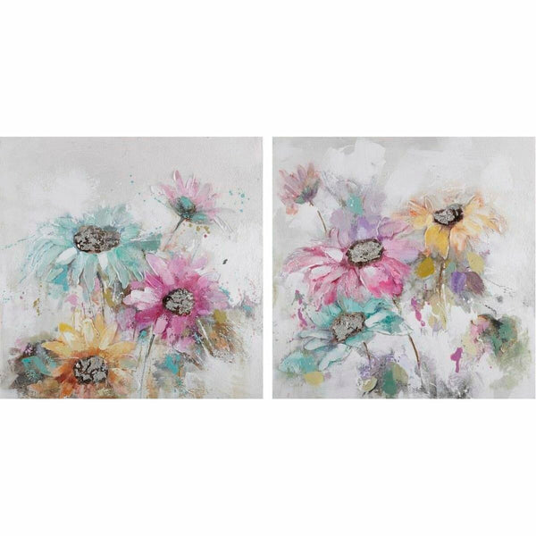 Bild DKD Home Decor Blomster (100 x 3,5 x 100 cm) (2 Stück)