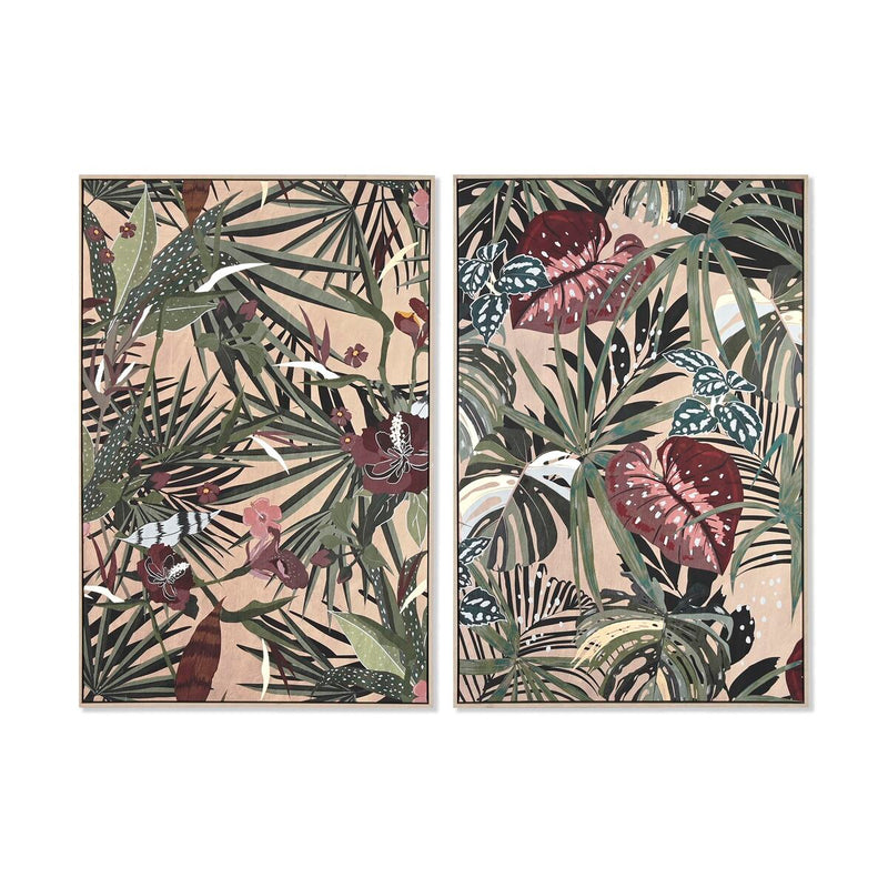 Bild DKD Home Decor Tropical (83 x 4,5 x 122,5 cm) (83 x 4,5 x 123 cm) (2 Stück)