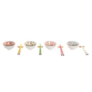 Sushi-Set DKD Home Decor Bunt Bambus Steingut Orientalisch Wagenheber (12 Stücke)