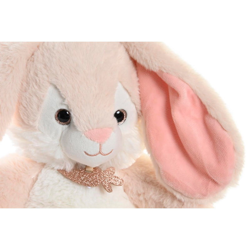 Plüschtier DKD Home Decor Beige Hase Für Kinder Hellgrau (26 x 23 x 28 cm) (2 Stück)