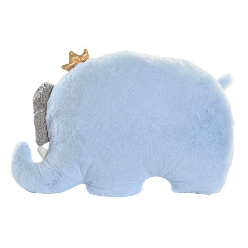 Kissen DKD Home Decor Elefant Polyester Himmelsblau Hellrosa (45 x 10 x 30 cm) (2 Stück)