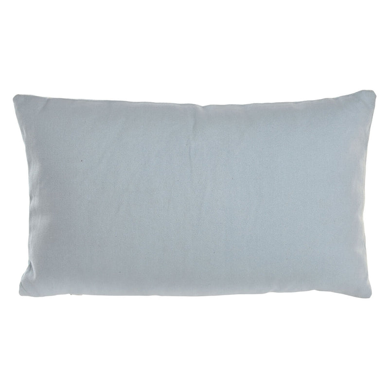 Kissen DKD Home Decor Streifen Blau Weiß Mediterraner (50 x 15 x 30 cm)