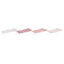 Tücher-Set DKD Home Decor Rosa Weiß (60 x 40 x 0,5 cm) (2 Stück)