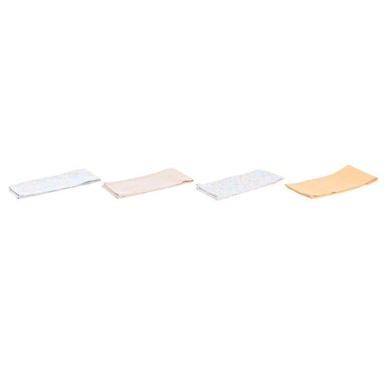 Tücher-Set DKD Home Decor Rosa Gelb (60 x 40 x 0,5 cm) (2 Stück)