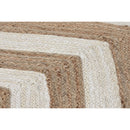 Teppich DKD Home Decor Scandi Weiß Hellbraun Jute (200 x 290 x 1 cm)