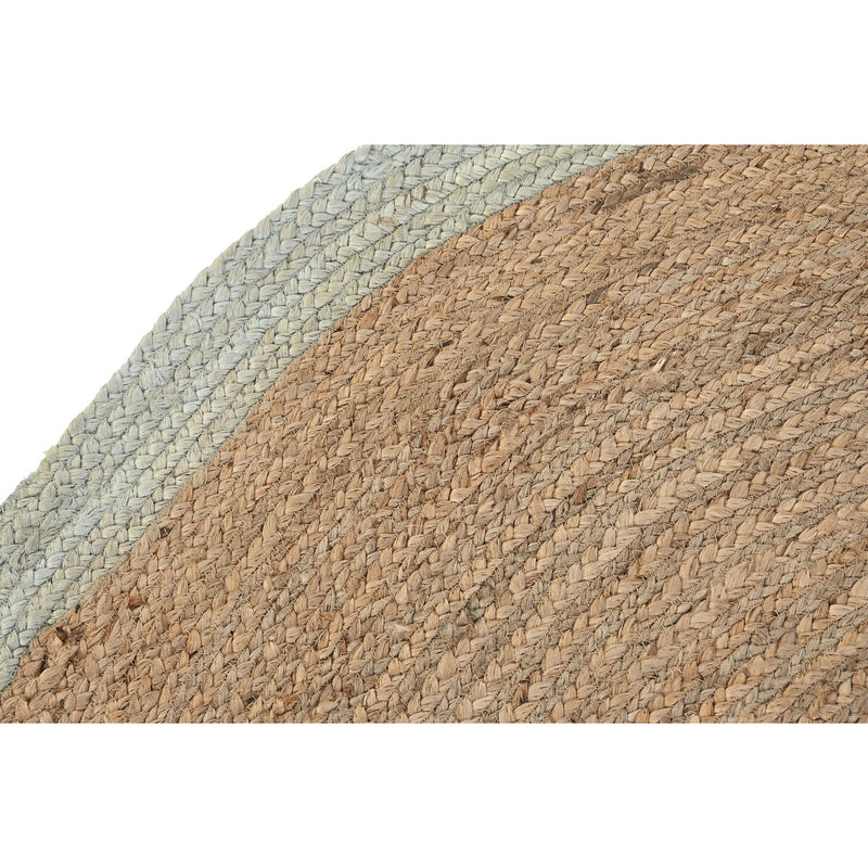 Teppich DKD Home Decor Scandi grün Hellbraun Jute (150 x 150 x 1 cm)