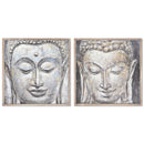 Bild DKD Home Decor Buddha Orientalisch (60 x 3 x 60 cm) (2 Stück)