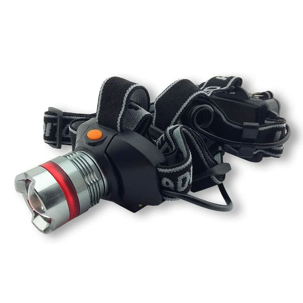 LED-Kopf-Taschenlampe EDM Cree Zoom Schwarz 3 W 150 Lm