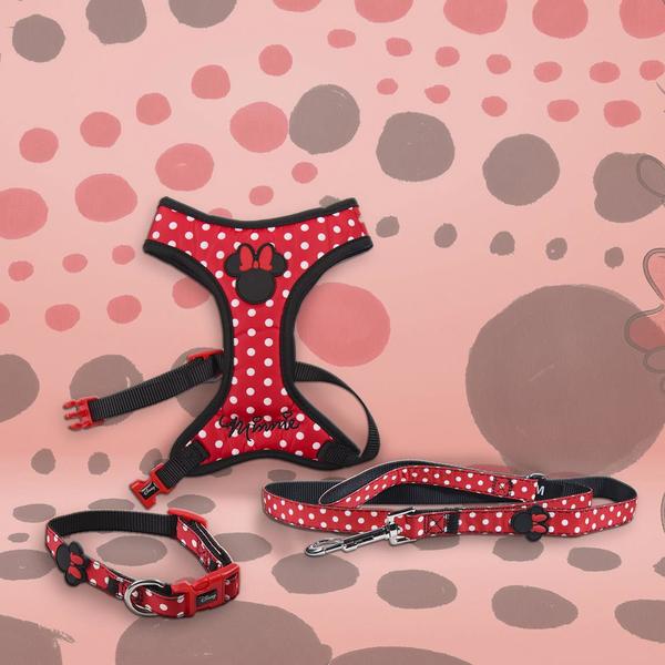 Hundehalsband Minnie Mouse XXS/XS Rot