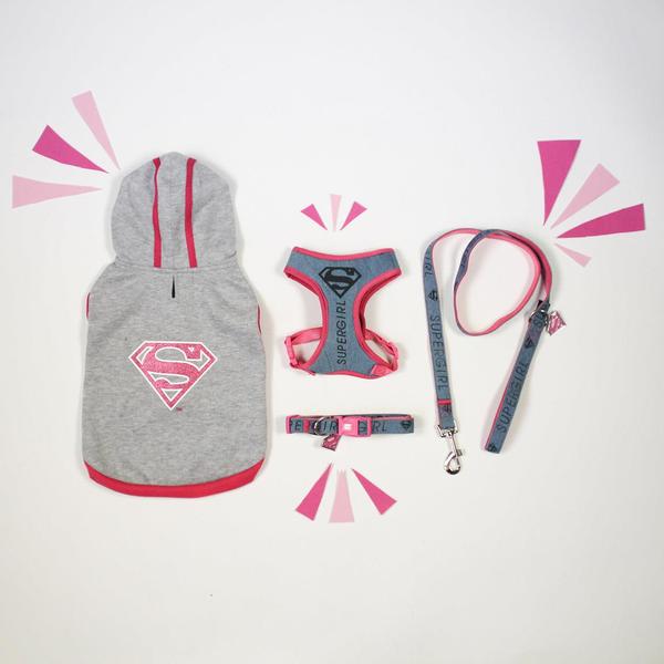 Hundehalsband Superman Rosa M/L