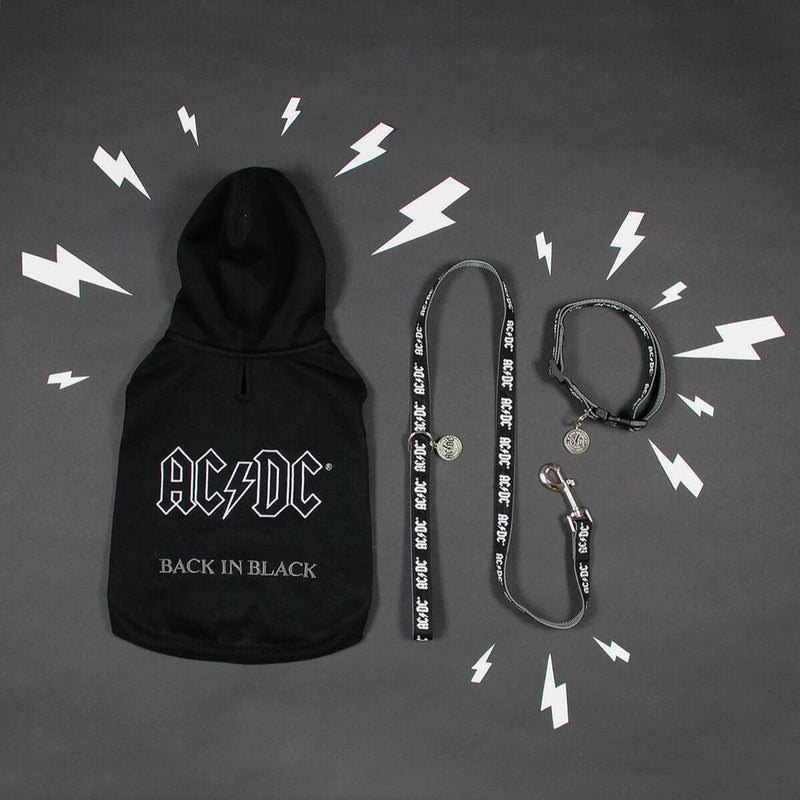 Hundepulli ACDC XXS Schwarz