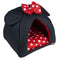 Hundebett Minnie Mouse Schwarz