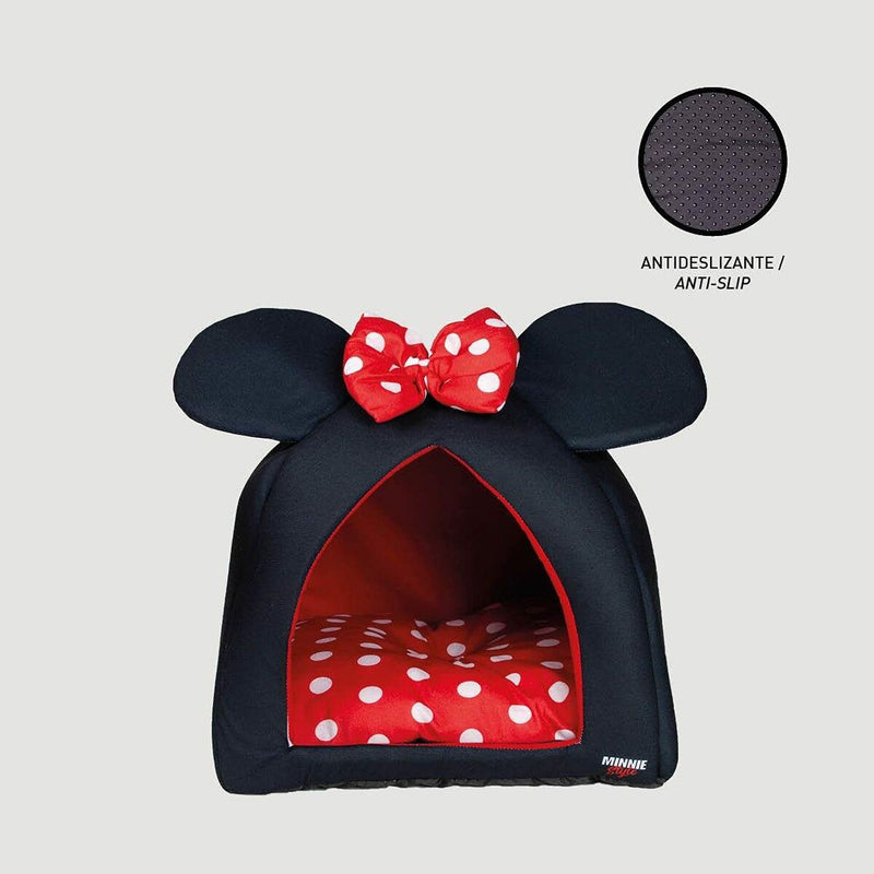 Hundebett Minnie Mouse Schwarz