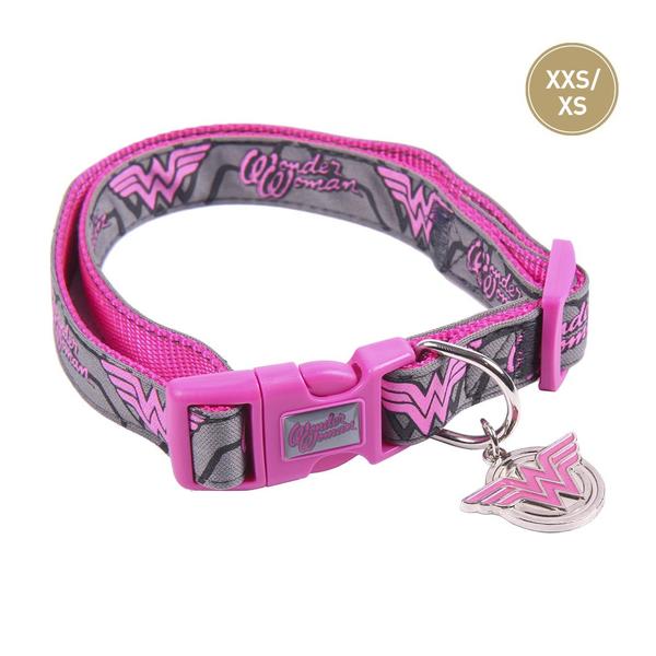 Hundehalsband Wonder Woman XXS/XS Rosa