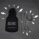 Hundehalsband ACDC Schwarz S/M