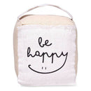 Türhalter Be Happy Beige Würfel Stoff (16 x 19 x 14,5 cm)