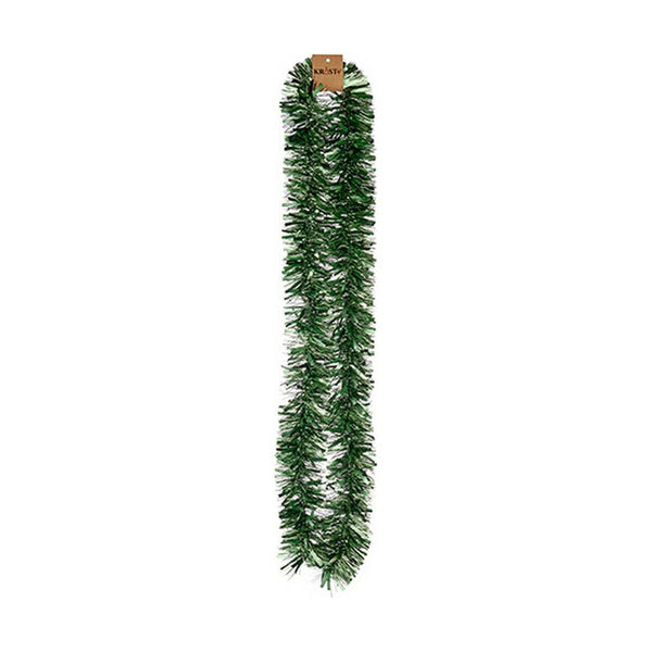 Weihnachtsgirlande Lametta grün (11 x 11 x 200 cm)