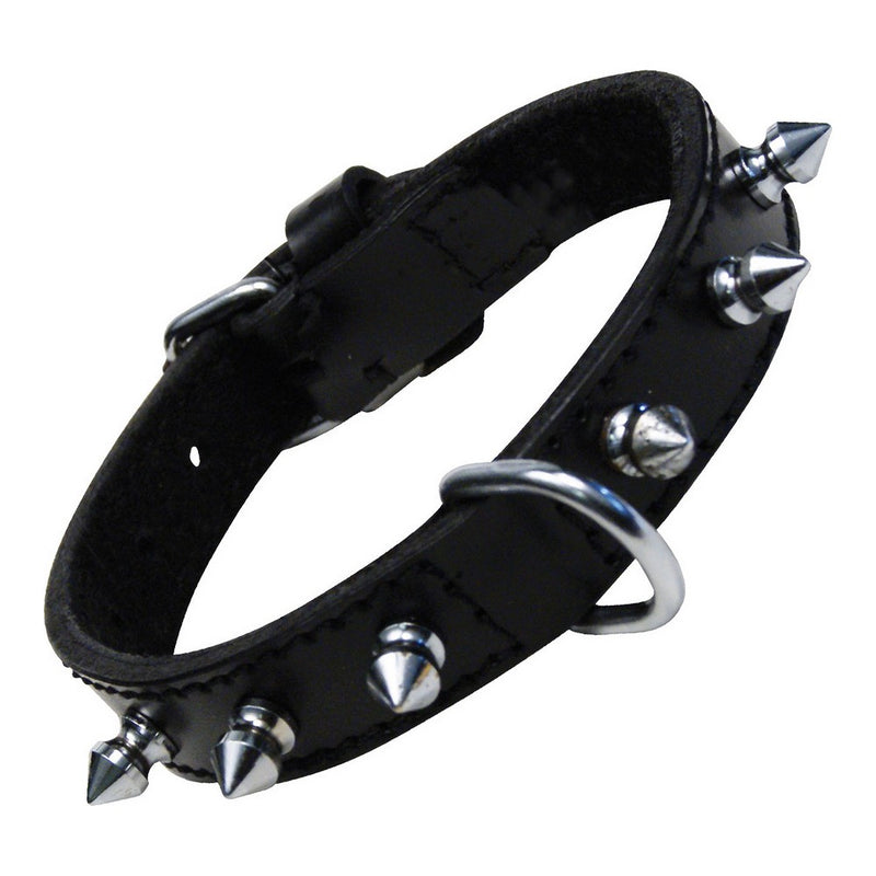 Hundehalsband Gloria Schwarz Spikes (40 cm)