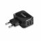 Wandladegerät TooQ AATCAT0149 USB x 2 17W Schwarz