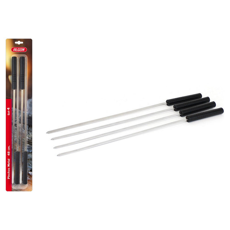 Grillspieß-Set Algon Metall (48 cm) (4 pcs)