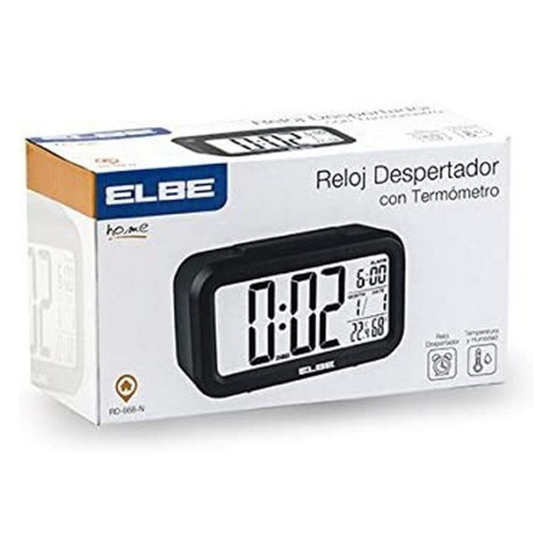 Wecker ELBE RD-668 LCD 4,4" Schwarz