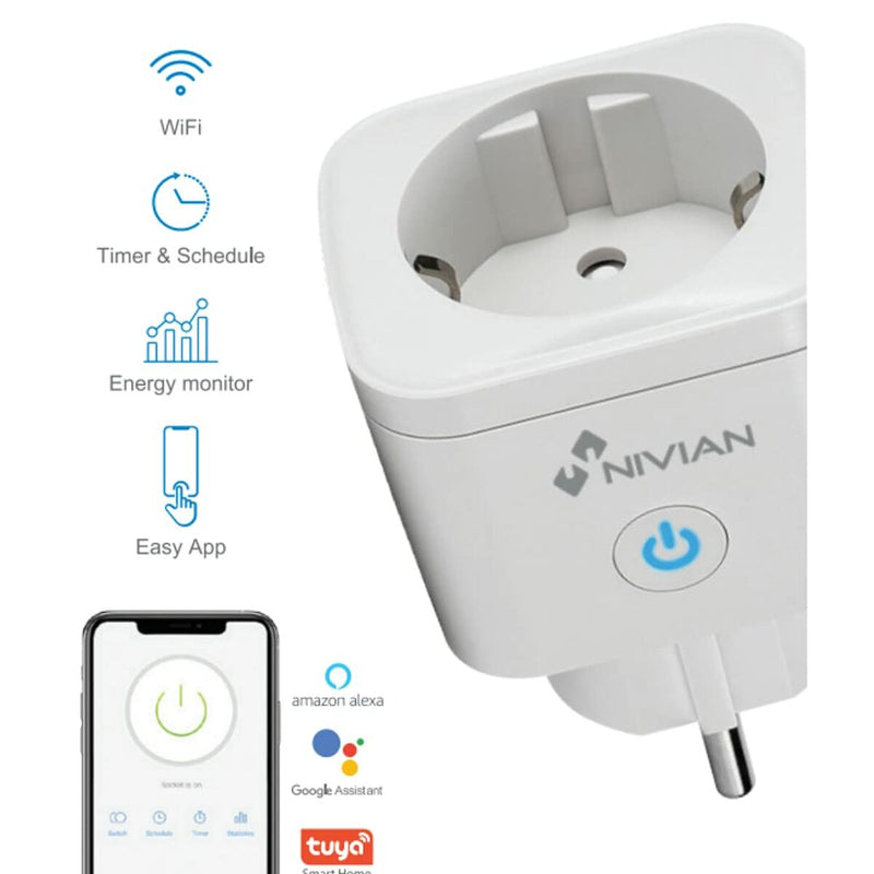 Intelligenter Stecker Nivian 4XNVS-SOCKETF-W2