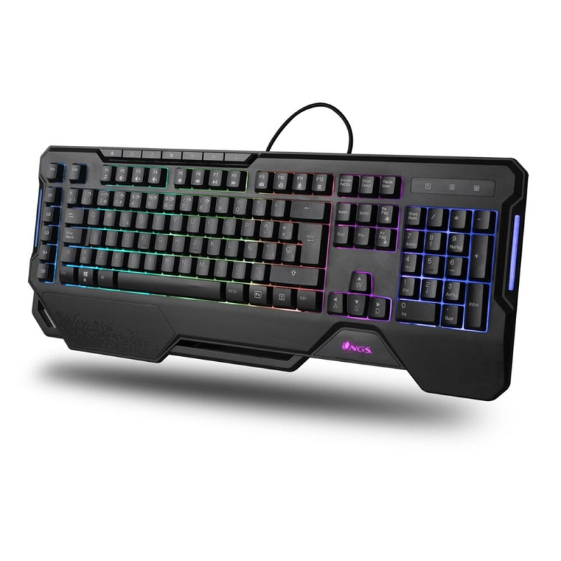 Gaming Tastatur NGS GKX-450 QWERTY Español LED RGB