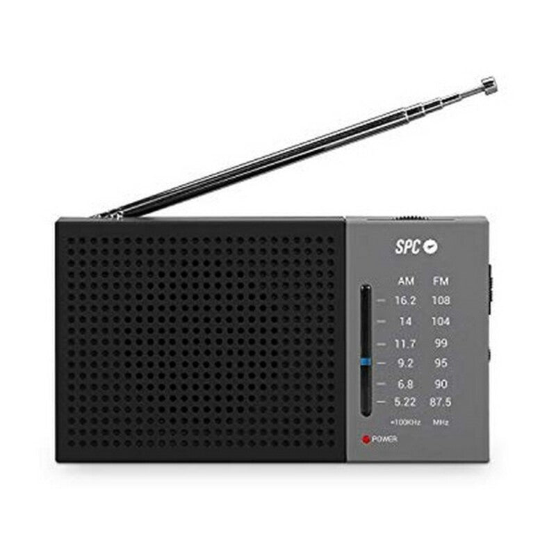 Transistor-Radio SPC Internet 4584N JETTY LIT AM/FM LR6 Grau