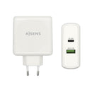 USB-Ladegerät für  die Wand Aisens PD 3.0 48 W USB-C Weiß