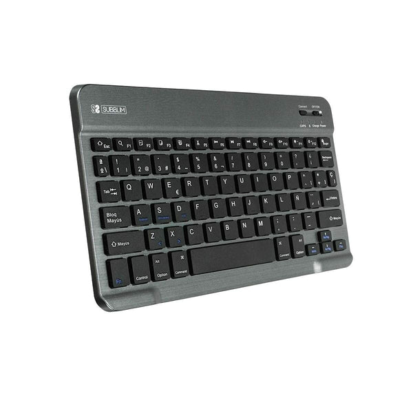 Tastatur Subblim SUB-KBT-SM0002 Qwerty Spanisch Grau