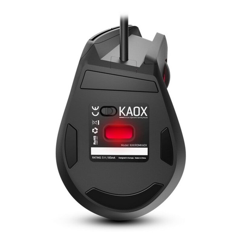 LED Gaming-Maus Krom Kaox 6400 dpi RGB Schwarz