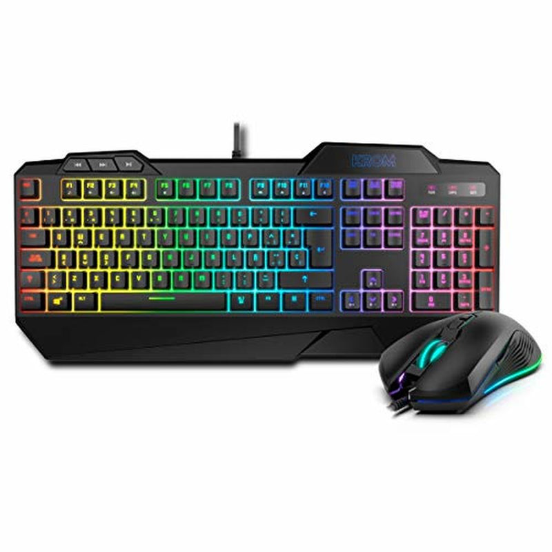 Tastatur und Gaming Maus Krom NXKROMKRSHRSP RGB