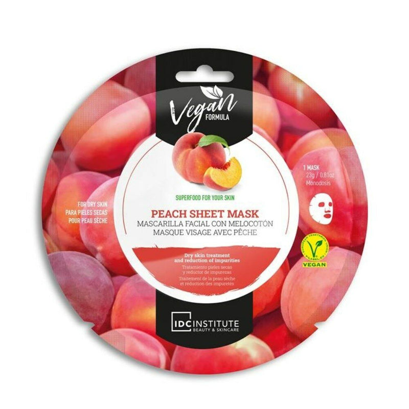 Gesichtsmaske IDC Institute Vegan Pfirsich (25 g)