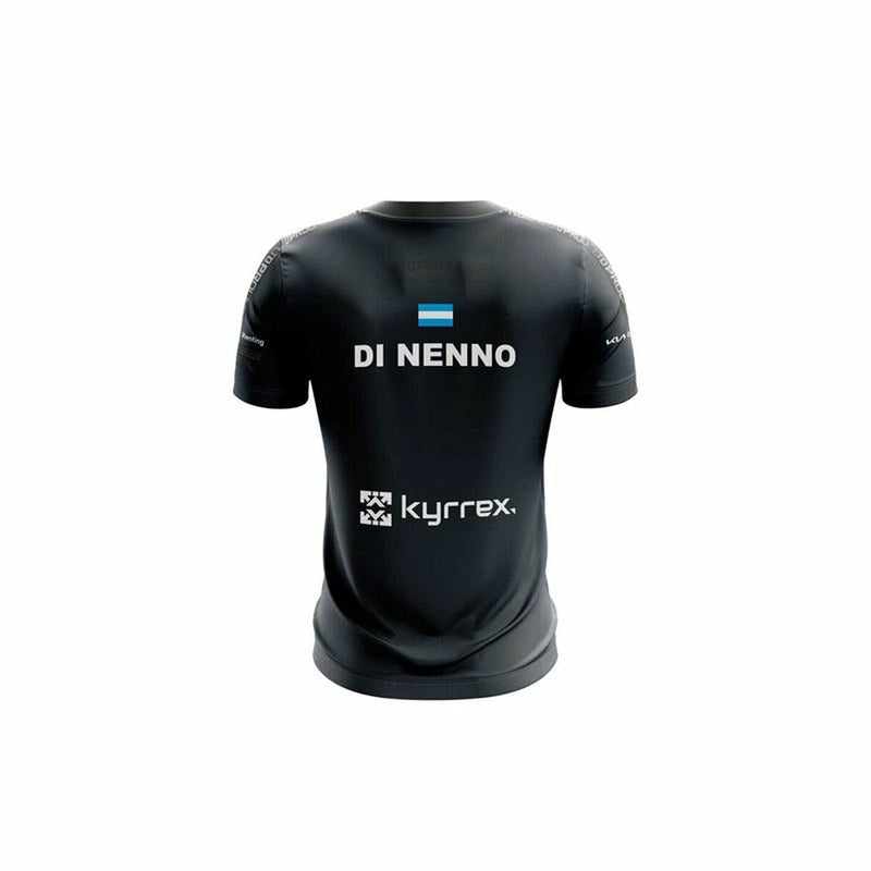 Herren Kurzarm-T-Shirt Bullpadel Odeon Di Nenno Schwarz