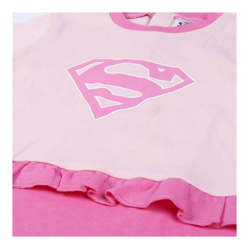 Langarm Strampelanzug DC Super Hero Girls Rosa