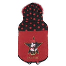 Hundemäntelchen Minnie Mouse Schwarz XS Rot