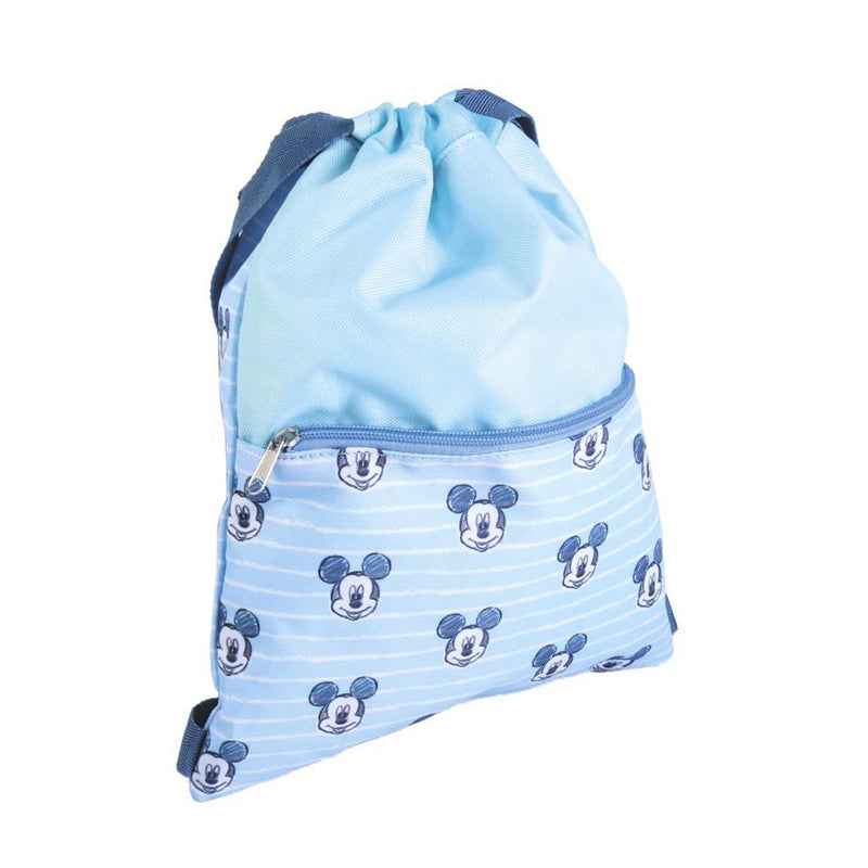 Schulrucksack Mickey Mouse Blau (33 x 27 cm)