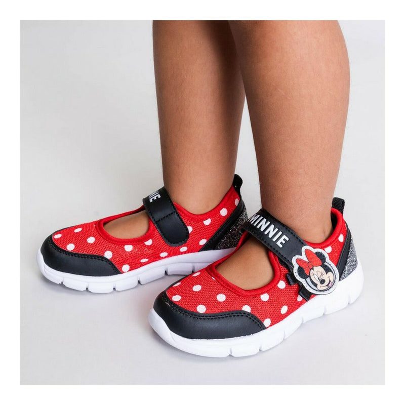 Ballerina-Pantoffel für Mädchen Minnie Mouse Rot