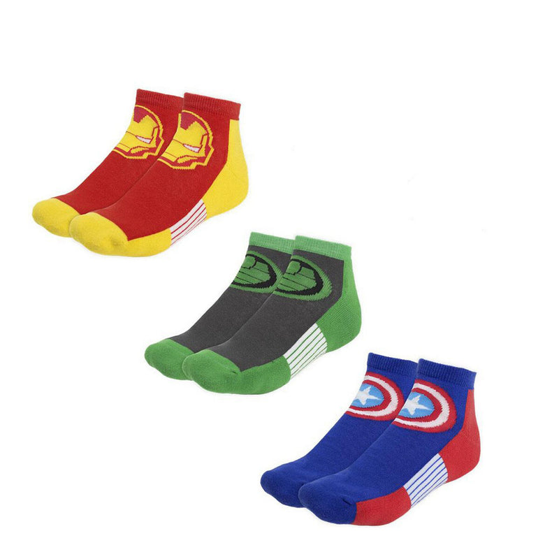 Socken Marvel Unisex 3 Paar Bunt