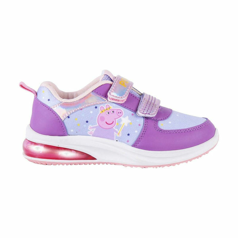 Turnschuhe mit LED Peppa Pig Lila